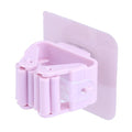 Wall Mounted Storage Mop Holder Suction Mop Brush Broom Hanger Storage Rack Kitchen Organizer Grip Rack Home Storage
