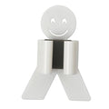 Smile Mop Broom Holder Wall Mounted Storage Rack Clip Wall Holder Kit 25#